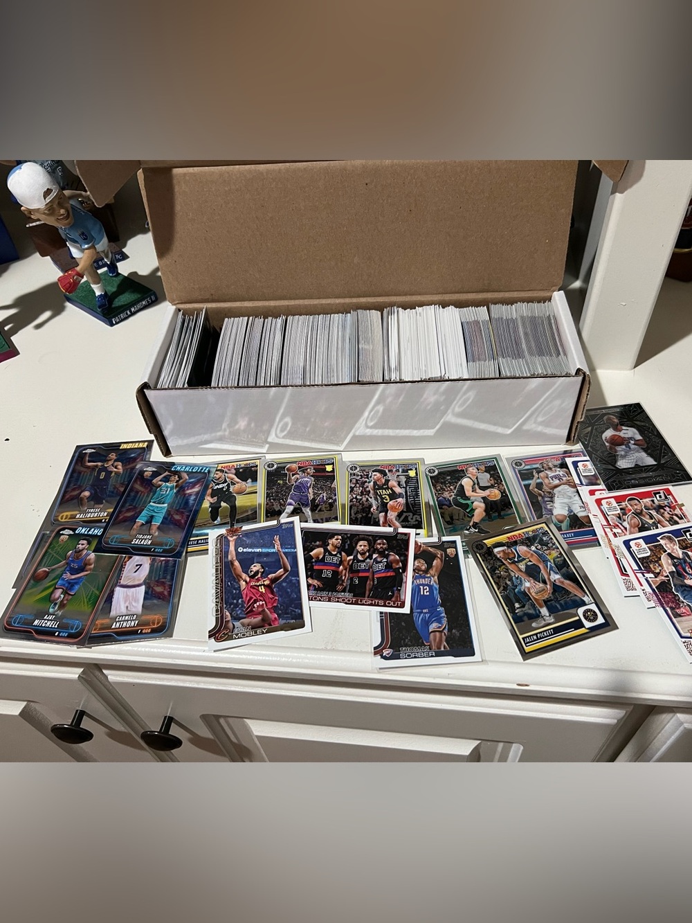 Over 2 pounds of premium basketball cards